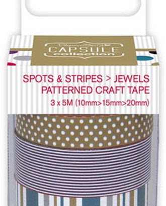 Лента клейкая декоративная Spots & Stripes Jewels арт. ГЕЛ-17475-1-ГЕЛ0074358 Лента клейкая декоративная Spots & Stripes Jewels арт. ГЕЛ-17475-1-ГЕЛ0074358