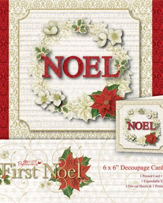 Набор для создания открытки First Noel арт. ГЕЛ-17370-1-ГЕЛ0074369 Набор для создания открытки First Noel арт. ГЕЛ-17370-1-ГЕЛ0074369
