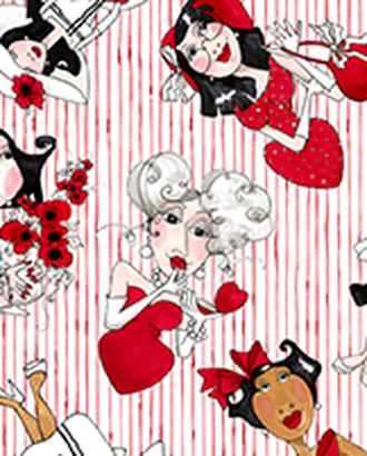 Ткани для пэчворка Quilting Treasures "Леди в красном" арт. ГЕЛ-11993-1-ГЕЛ0084827 Ткани для пэчворка Quilting Treasures "Леди в красном" арт. ГЕЛ-11993-1-ГЕЛ0084827