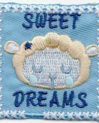 Термоаппликация HKM "Sweet Dreams mit Schafkopf" арт. ГЕЛ-13876-1-ГЕЛ0085845 Термоаппликация HKM "Sweet Dreams mit Schafkopf" арт. ГЕЛ-13876-1-ГЕЛ0085845