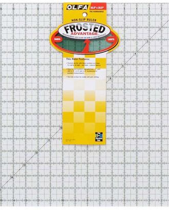 Линейка для пэчворка "Frosted", градация в дюймах, квадрат 16 х 16" арт. ГЕЛ-17539-1-ГЕЛ0088277 Линейка для пэчворка "Frosted", градация в дюймах, квадрат 16 х 16" арт. ГЕЛ-17539-1-ГЕЛ0088277