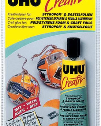 Клей UHU "Креатив" для пенополистирола и фольги, 33 мл арт. ГЕЛ-19691-1-ГЕЛ0089713 Клей UHU "Креатив" для пенополистирола и фольги, 33 мл арт. ГЕЛ-19691-1-ГЕЛ0089713