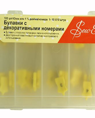Набор пронумерованных булавок № 1-10 арт. ГЕЛ-17887-1-ГЕЛ0090947 Набор пронумерованных булавок № 1-10 арт. ГЕЛ-17887-1-ГЕЛ0090947