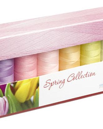 Набор с нитками Silk Finish "Оттенки Весны" в подарочной упаковке, 8 катушек арт. ГЕЛ-11701-1-ГЕЛ0091406 Набор с нитками Silk Finish "Оттенки Весны" в подарочной упаковке, 8 катушек арт. ГЕЛ-11701-1-ГЕЛ0091406