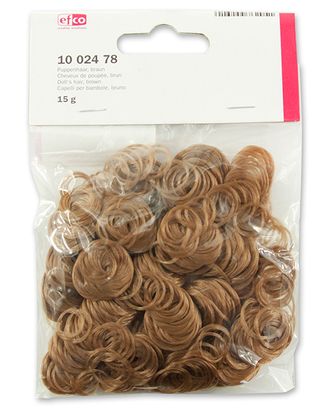 Волосы для кукол кудрявые, коричневые, 15 г арт. ГЕЛ-554-1-ГЕЛ0091601 Волосы для кукол кудрявые, коричневые, 15 г арт. ГЕЛ-554-1-ГЕЛ0091601