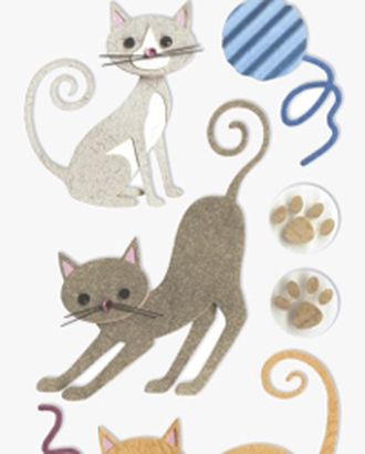 Наклейки "Кошки", набор элементов арт. ГЕЛ-18366-1-ГЕЛ0092076 Наклейки "Кошки", набор элементов арт. ГЕЛ-18366-1-ГЕЛ0092076