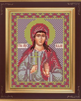 Набор для вышивания бисером Икона "Святая мученица Алла" арт. ГЕЛ-13688-1-ГЕЛ0096291 Набор для вышивания бисером Икона "Святая мученица Алла" арт. ГЕЛ-13688-1-ГЕЛ0096291