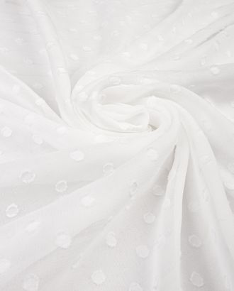 Купить Свадебные ткани Шифон  с мушкой арт. ШИ-6-2-21647.023 оптом в Усть-Каменогорске