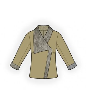 Выкройка: куртка-дубленка арт. ВКК-2742-1-ЛК0004875 Выкройка: куртка-дубленка арт. ВКК-2742-1-ЛК0004875