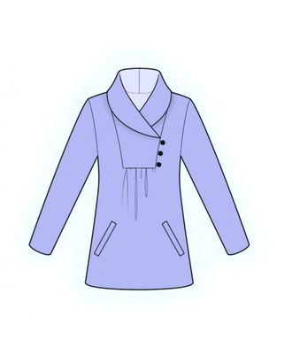 Выкройка: трикотажный джемпер арт. ВКК-2810-1-ЛК0004956 Выкройка: трикотажный джемпер арт. ВКК-2810-1-ЛК0004956