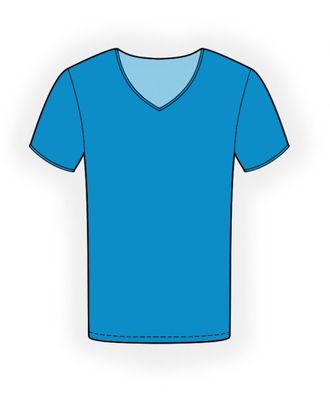 Купить Выкройки мужские бесплатно Выкройка: мужская футболка арт. ВКК-681-10-ЛК0006135 оптом в Иваново