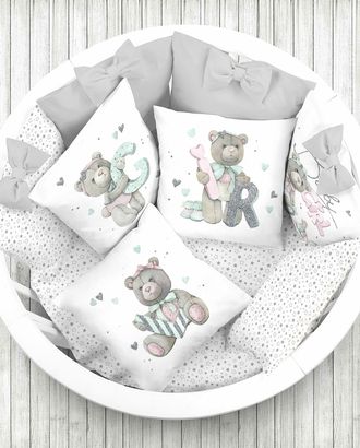 Ткань Premium Soft панели для пошива подушек - "Baby girl" арт. ЛГБХ-73-1-ЛГБХ0002589 Ткань Premium Soft панели для пошива подушек - "Baby girl" арт. ЛГБХ-73-1-ЛГБХ0002589
