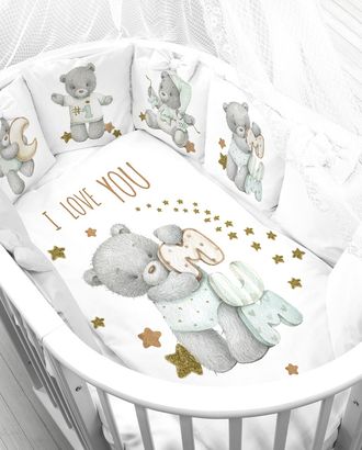 Ткань Premium Soft панели для пошива подушек - "Мишки-малышки" арт. ЛГБХ-228-1-ЛГБХ0003563 Ткань Premium Soft панели для пошива подушек - "Мишки-малышки" арт. ЛГБХ-228-1-ЛГБХ0003563