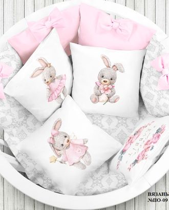Ткань Premium Soft панели для пошива подушек- рис. «Зайка вязаный» арт. ЛГБХ-310-1-ЛГБХ0003859 Ткань Premium Soft панели для пошива подушек- рис. «Зайка вязаный» арт. ЛГБХ-310-1-ЛГБХ0003859