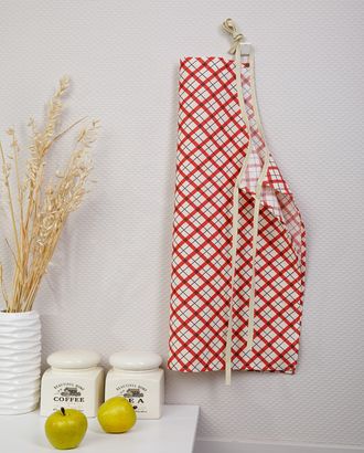 Фартук Мари Санна Клетка (красн.) Рогожка арт. НЧНЖ-159-1-НЧНЖ004660056036918 Фартук Мари Санна Клетка (красн.) Рогожка арт. НЧНЖ-159-1-НЧНЖ004660056036918