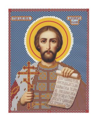 Рис. на ткани "Св. Александр" арт. ПВБ-45-1-16836 Рис. на ткани "Св. Александр" арт. ПВБ-45-1-16836
