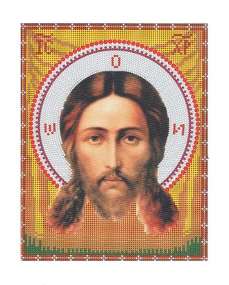 Рис. на ткани "Спас Нерукотворный" арт. ПВБ-47-1-16819 Рис. на ткани "Спас Нерукотворный" арт. ПВБ-47-1-16819