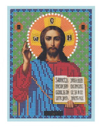 Рис. на ткани "Иисус" арт. ПВБ-19-1-16794 Рис. на ткани "Иисус" арт. ПВБ-19-1-16794