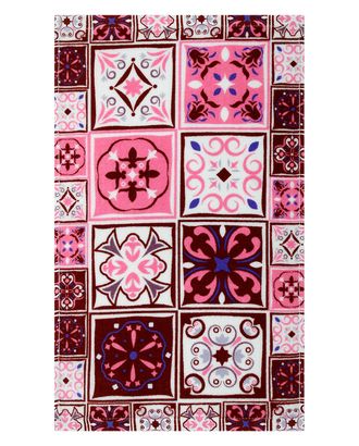 Купить Махровые полотенца Махровое полотенце ВТ Кухня Плитка м1231_02 S 30* 50 роз арт. ТДИВН-3390-1-ТДИВН0135673 оптом в Гомеле