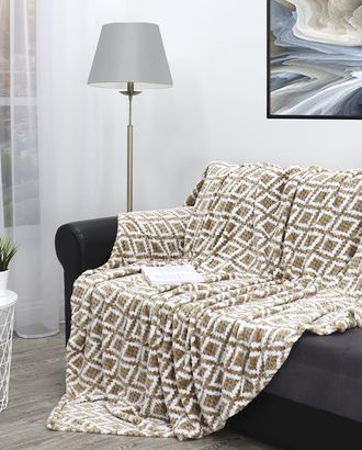 Плед TexRepublic Deco Lux Клетка Фланель Евро Серо-бежевый/белый арт. ТКТЛ-169-1-ТКТЛ0014504 Плед TexRepublic Deco Lux Клетка Фланель Евро Серо-бежевый/белый арт. ТКТЛ-169-1-ТКТЛ0014504
