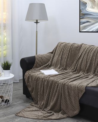 Плед TexRepublic Deco Квадратики Фланель 1,5 сп. Коричневый арт. ТКТЛ-1074-1-ТКТЛ0014691 Плед TexRepublic Deco Квадратики Фланель 1,5 сп. Коричневый арт. ТКТЛ-1074-1-ТКТЛ0014691