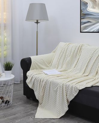 Плед TexRepublic Deco Квадратики Фланель 1,5 сп. Молочный арт. ТКТЛ-177-1-ТКТЛ0014693 Плед TexRepublic Deco Квадратики Фланель 1,5 сп. Молочный арт. ТКТЛ-177-1-ТКТЛ0014693