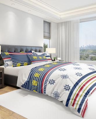 Постельное белье Amore Mio Eco cotton Sailor Евро арт. ТКТЛ-304-1-ТКТЛ0018710 Постельное белье Amore Mio Eco cotton Sailor Евро арт. ТКТЛ-304-1-ТКТЛ0018710