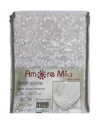 Штора Тюль Amore Mio Вышивка Classic RR 908302-w 3,0*2,7 1 шт. Белый арт. ТКТЛ-417-1-ТКТЛ0003386 Штора Тюль Amore Mio Вышивка Classic RR 908302-w 3,0*2,7 1 шт. Белый арт. ТКТЛ-417-1-ТКТЛ0003386