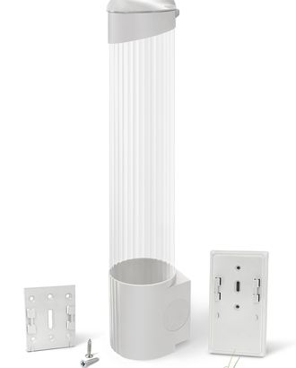 Держ.стаканов на магните и на шурупах Ecotronic (белый) 1*24 арт. ВСГР-2246-1-ВСГР0012195 Держ.стаканов на магните и на шурупах Ecotronic (белый) 1*24 арт. ВСГР-2246-1-ВСГР0012195