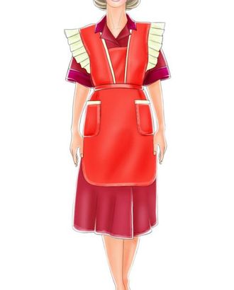 Выкройка: фартук арт. ВКК-1033-1-ЛК0005225 Выкройка: фартук арт. ВКК-1033-1-ЛК0005225