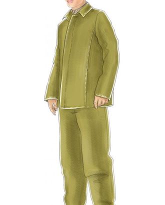 Выкройка: костюм сварщика мужской (брюки) арт. ВКК-1766-1-ЛК0006084 Выкройка: костюм сварщика мужской (брюки) арт. ВКК-1766-1-ЛК0006084