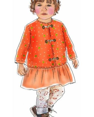 Выкройка: распашонка арт. ВКК-1016-1-ЛК0007031 Выкройка: распашонка арт. ВКК-1016-1-ЛК0007031