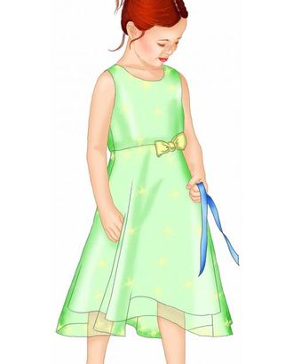 Выкройка: платье с рельефами арт. ВКК-1761-1-ЛК0007087 Выкройка: платье с рельефами арт. ВКК-1761-1-ЛК0007087
