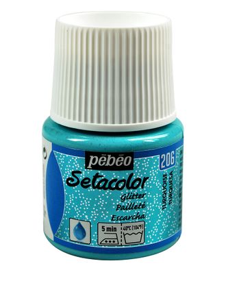 Купить Художественные Контуры "PEBEO" Краска для светлых тканей с микро-глиттером Setacolor 45 мл 329206 бирюза арт. ГММ-10658-2-ГММ0075054 оптом в Бресте