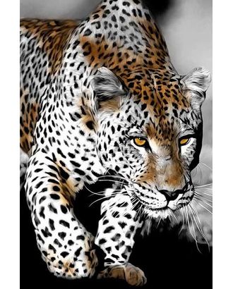 Купить Тематическая алмазная мозаика Картина стразами "Пронзительный взгляд леопарда" арт. ГЕЛ-14833-1-ГЕЛ0161466 оптом в Новочеркасске