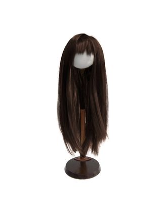 Купить Волосы для кукол Парик с челкой "Элит" №3/4 арт. ГЕЛ-21006-1-ГЕЛ0161640 оптом в Усть-Каменогорске