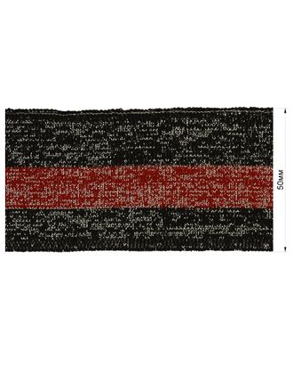 Купить Довяз (манжета), цвет черный+красный+люрекс, тип 3315ДМ арт. ССФ-1516-1-ССФ0017586259 оптом в Гомеле