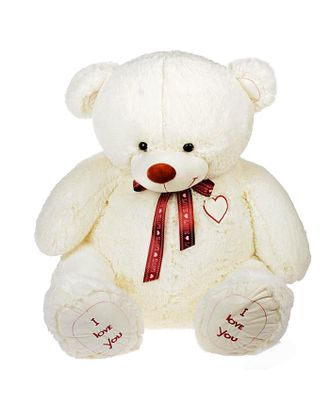Купить Мягкая игрушка «Медведь Феликс», 120 см, цвет белый арт. СМЛ-100499-2-СМЛ0002325971 оптом в Гомеле