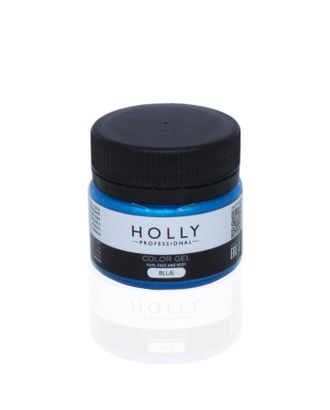 Купить Декоративный гель для волос, лица и тела COLOR GEL Holly Professional, Blue, 20 мл арт. СМЛ-160665-1-СМЛ0007138945 оптом в Гомеле