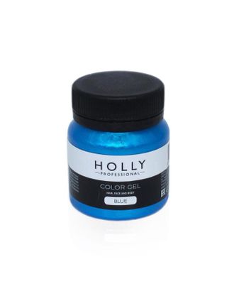 Купить Декоративный гель для волос, лица и тела COLOR GEL Holly Professional, Blue, 50 мл арт. СМЛ-160666-1-СМЛ0007138946 оптом в Гомеле
