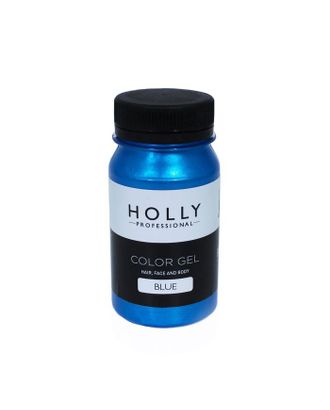 Купить Декоративный гель для волос, лица и тела COLOR GEL Holly Professional, Blue, 100 мл арт. СМЛ-160667-1-СМЛ0007138947 оптом в Гомеле