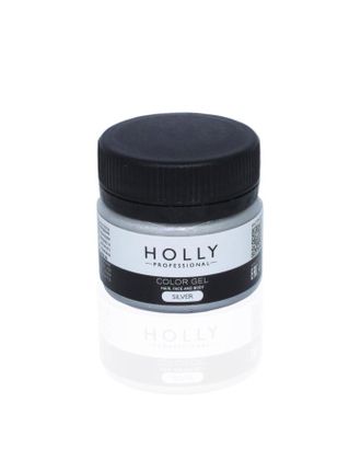 Купить Декоративный гель для волос, лица и тела COLOR GEL Holly Professional, Silver, 20 мл арт. СМЛ-160674-1-СМЛ0007138954 оптом в Гомеле