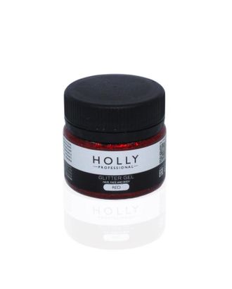 Купить Декоративный гель для волос, лица и тела GLITTER GEL Holly Professional, Red, 20 мл арт. СМЛ-160685-1-СМЛ0007138965 оптом в Гомеле