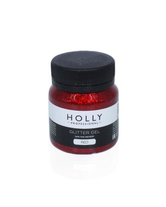Купить Декоративный гель для волос, лица и тела GLITTER GEL Holly Professional, Red, 50 мл арт. СМЛ-160686-1-СМЛ0007138966 оптом в Гомеле