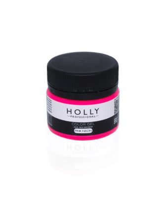 Купить Декоративный гель для волос, лица и тела COLOR GEL Holly Professional, Pink Neon, 20 мл арт. СМЛ-160687-1-СМЛ0007138967 оптом в Гомеле