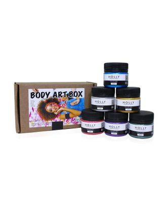 Купить Набор декоративных гелей для волос, лица и тела BODY ART BOX Holly Professional, 6 шт, 120 м арт. СМЛ-160693-1-СМЛ0007138973 оптом в Гомеле